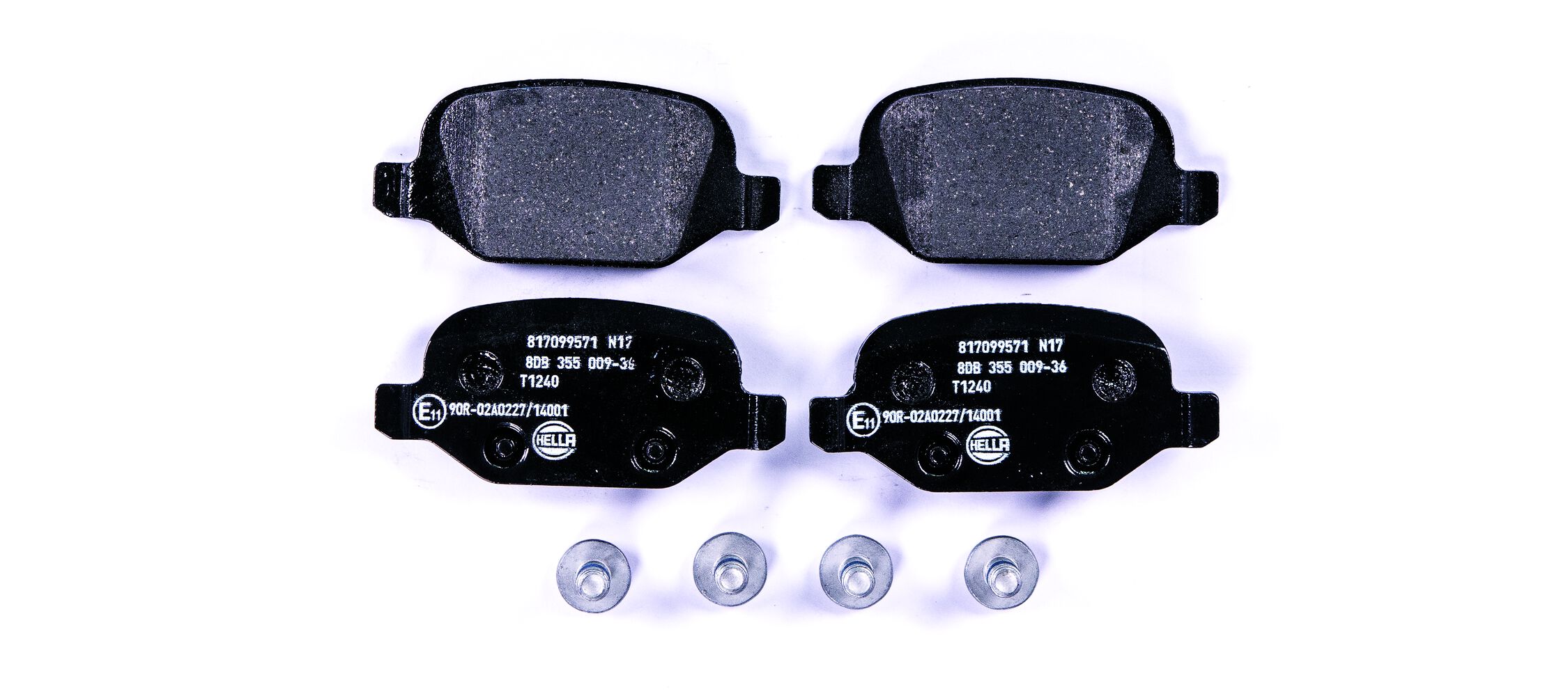 Kit pastiglie freno, Freno a disco - 8DB 355 009-361 HELLA