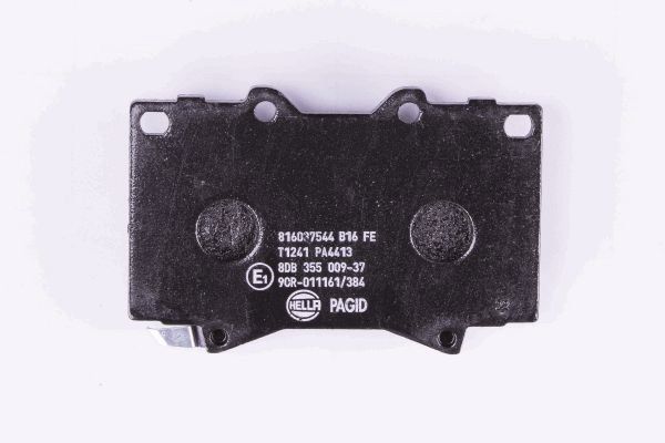 Brake Pad Set, disc brake - 8DB 355 009-371 HELLA