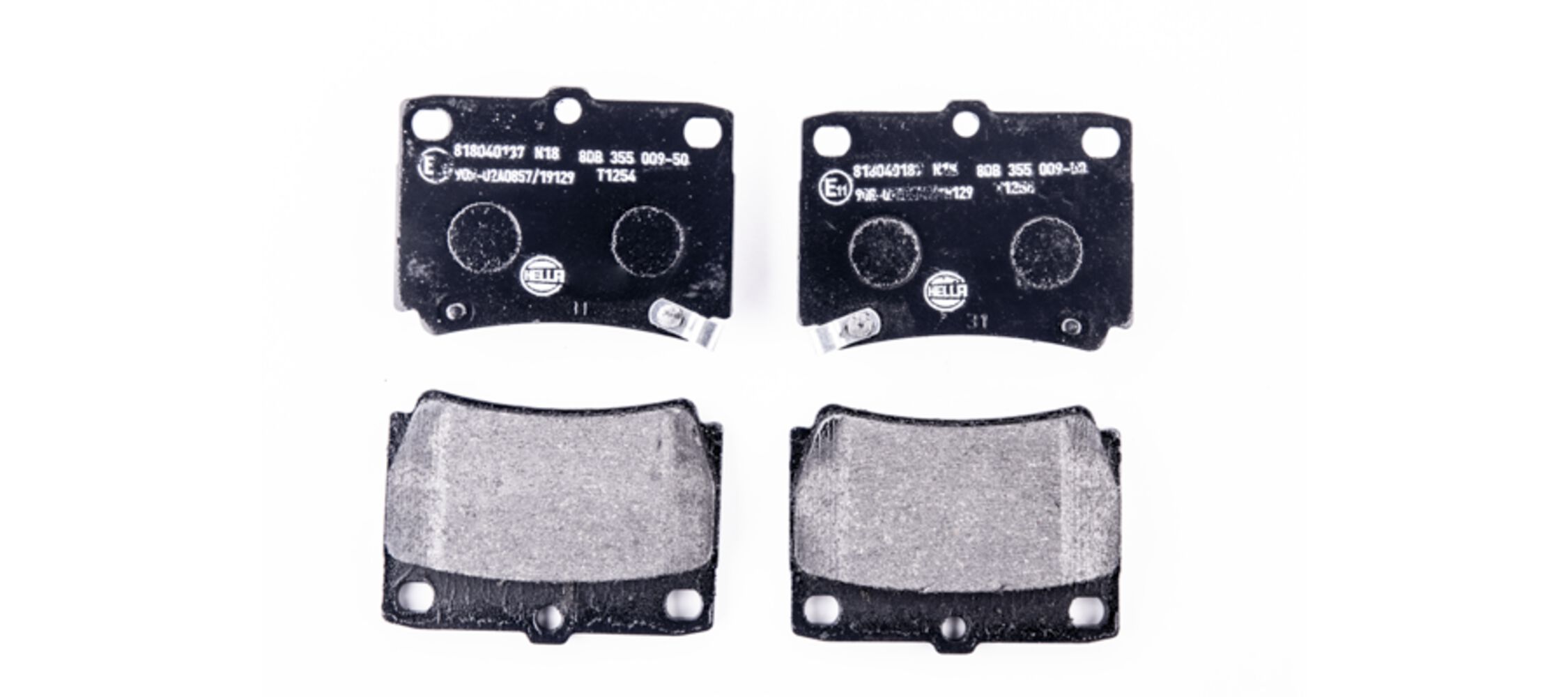 Brake Pad Set, disc brake - 8DB 355 009-501 HELLA