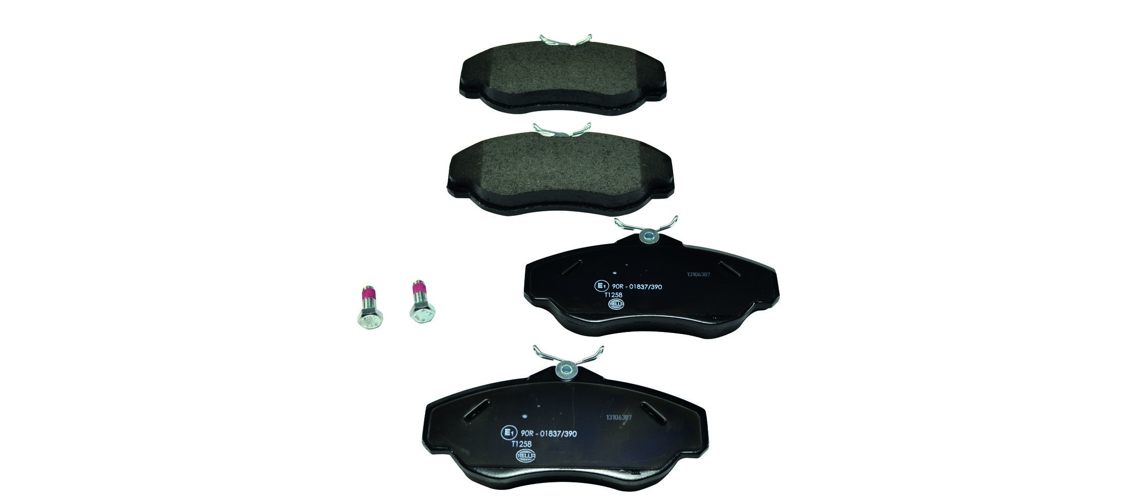 Brake Pad Set, disc brake - 8DB 355 009-531 HELLA