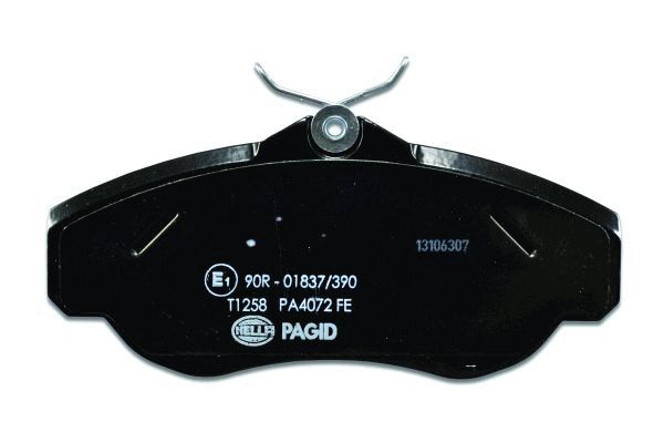 Brake Pad Set, disc brake - 8DB 355 009-531 HELLA