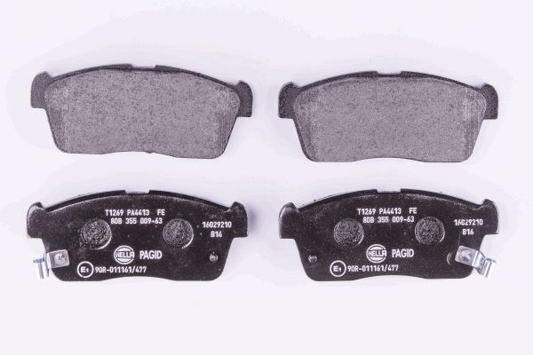 Brake Pad Set, disc brake - 8DB 355 009-631 HELLA