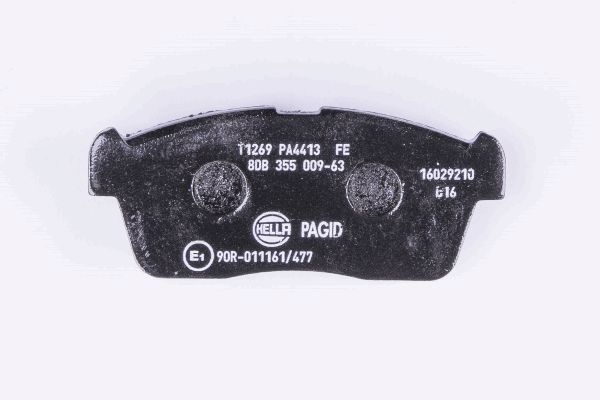 Brake Pad Set, disc brake - 8DB 355 009-631 HELLA