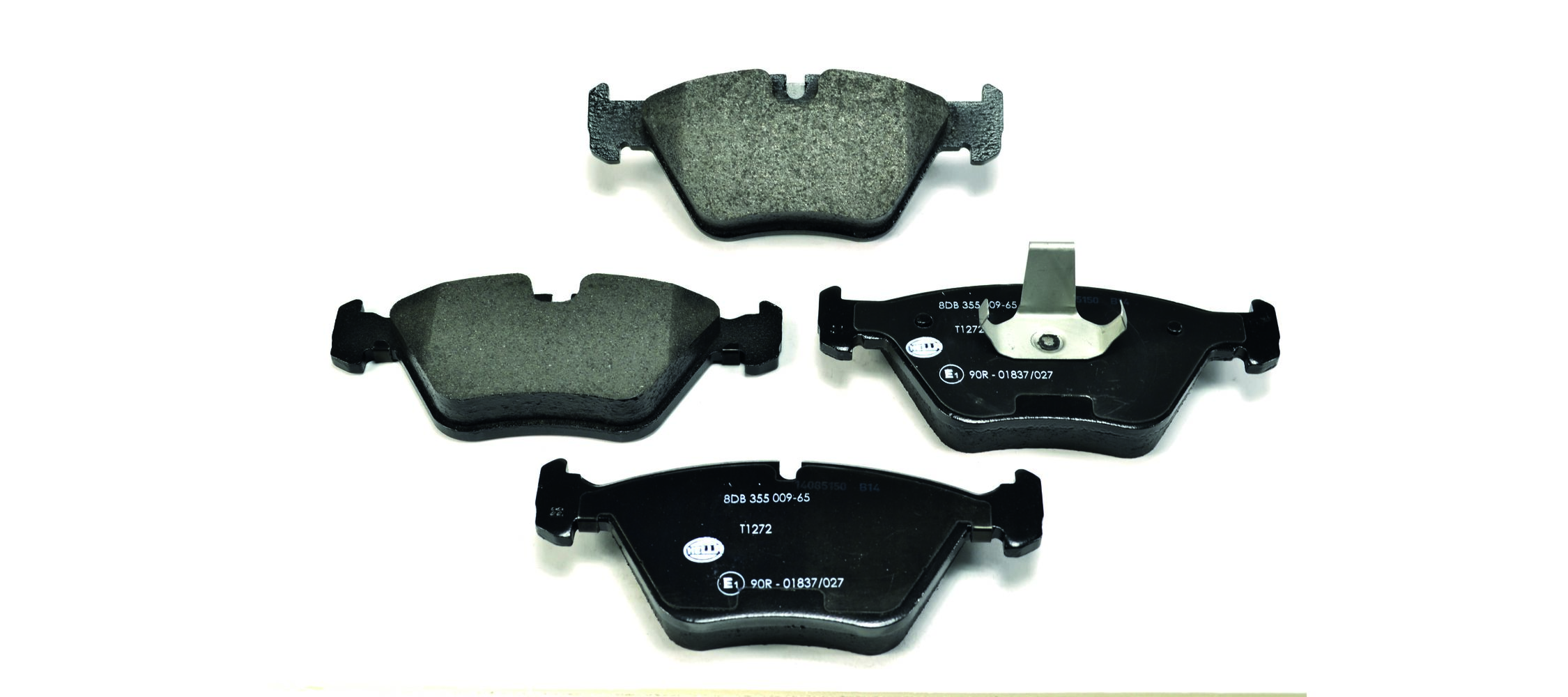 Brake Pad Set, disc brake - 8DB 355 009-651 HELLA