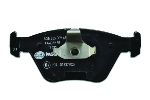 Kit pastiglie freno, Freno a disco - 8DB 355 009-651 HELLA