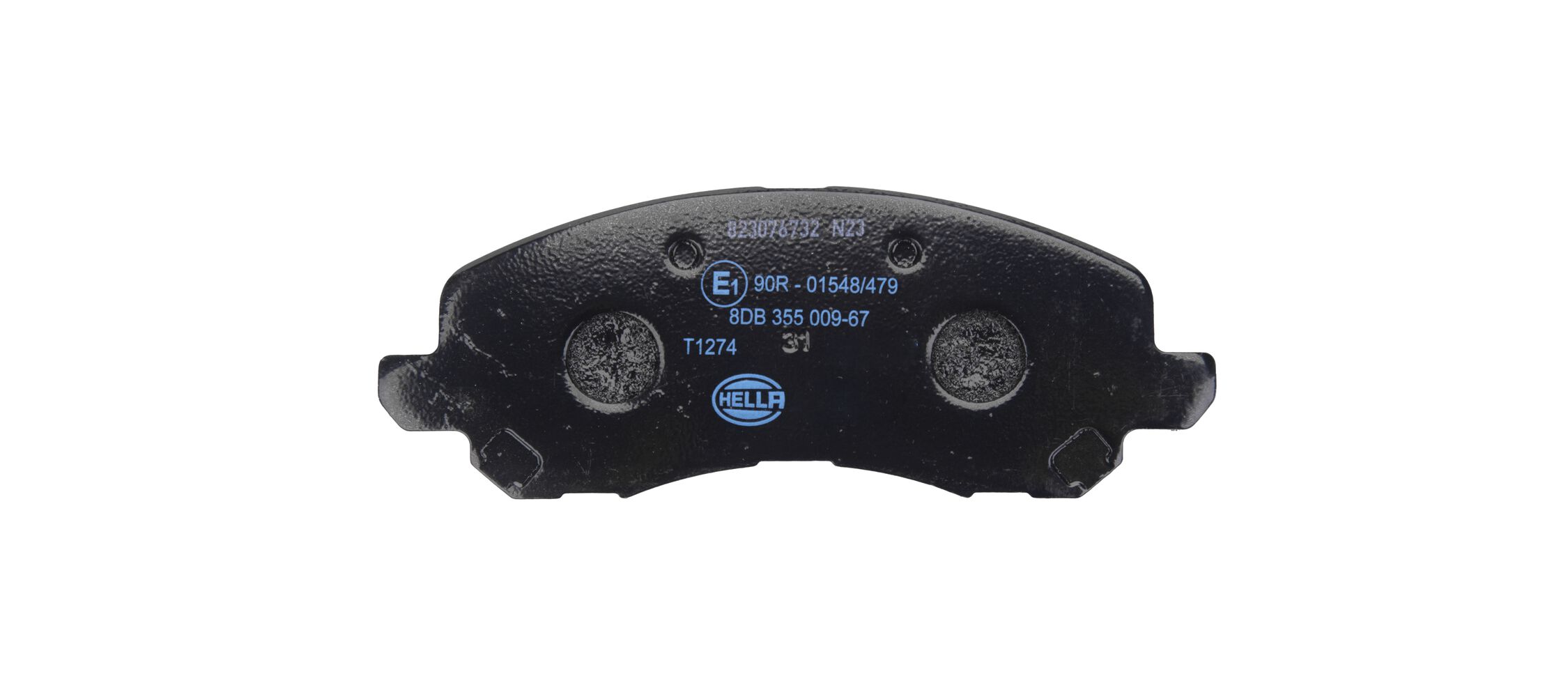 Brake Pad Set, disc brake - 8DB 355 009-671 HELLA