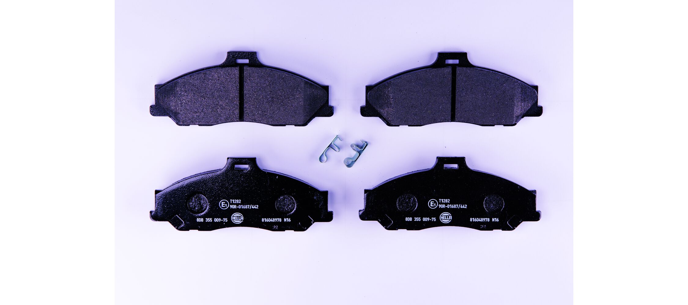 Brake Pad Set, disc brake - 8DB 355 009-751 HELLA