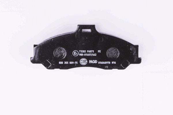 Brake Pad Set, disc brake - 8DB 355 009-751 HELLA