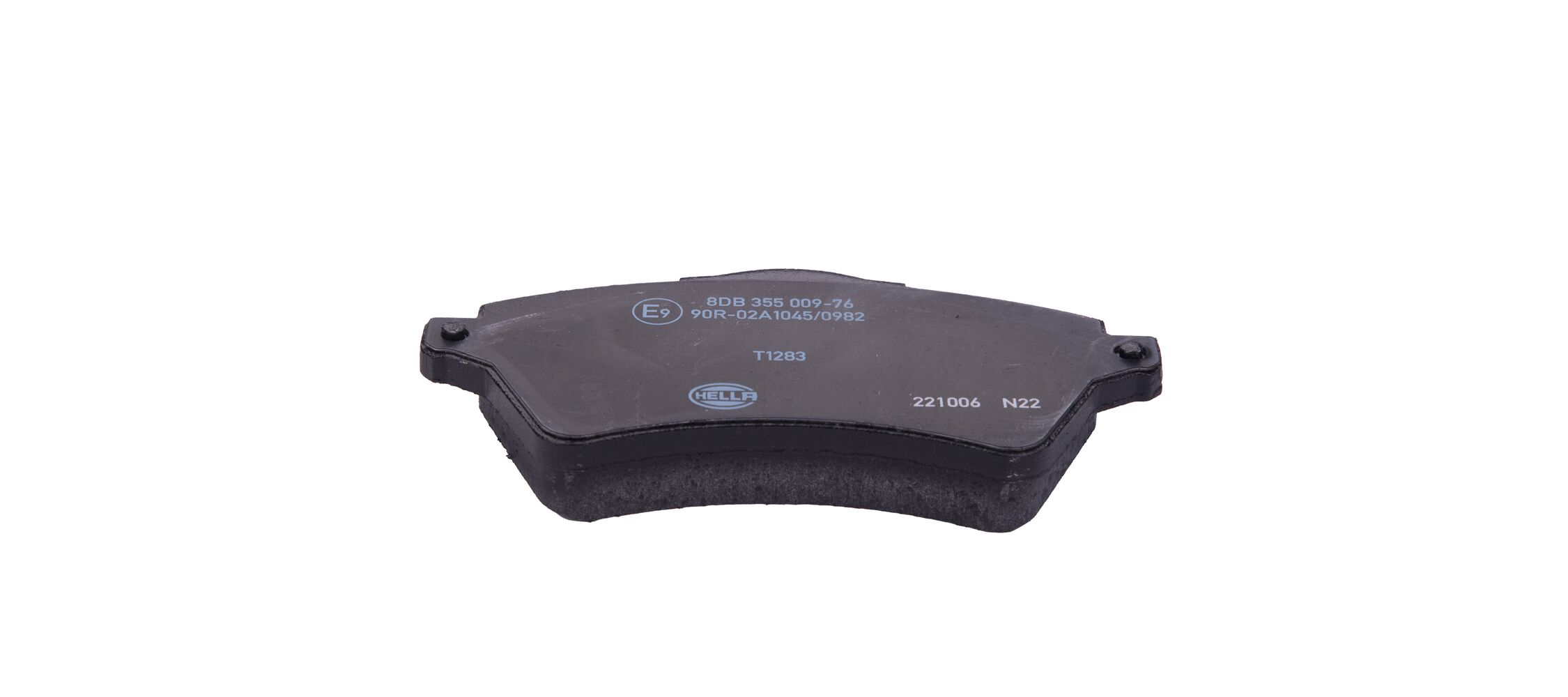 Brake Pad Set, disc brake - 8DB 355 009-761 HELLA