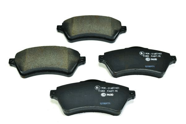 Brake Pad Set, disc brake - 8DB 355 009-761 HELLA
