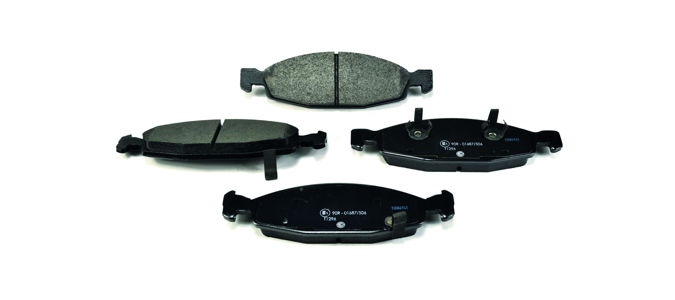 Brake Pad Set, disc brake - 8DB 355 009-881 HELLA