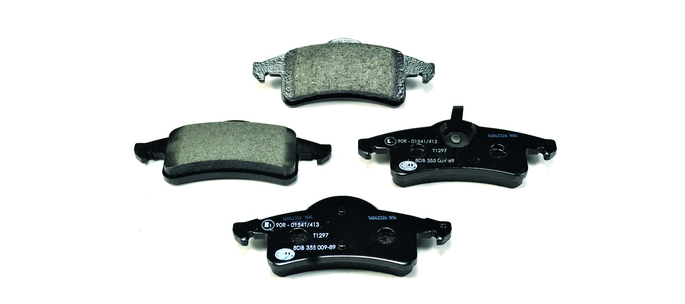 Комплект тормозных колодок, дисковый тормоз - 8DB 355 009-891 HELLA