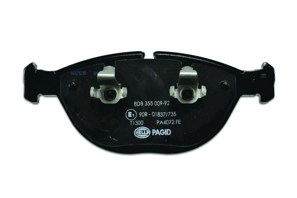 Brake Pad Set, disc brake - 8DB 355 009-921 HELLA