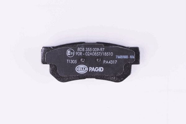 Kit pastiglie freno, Freno a disco - 8DB 355 009-971 HELLA