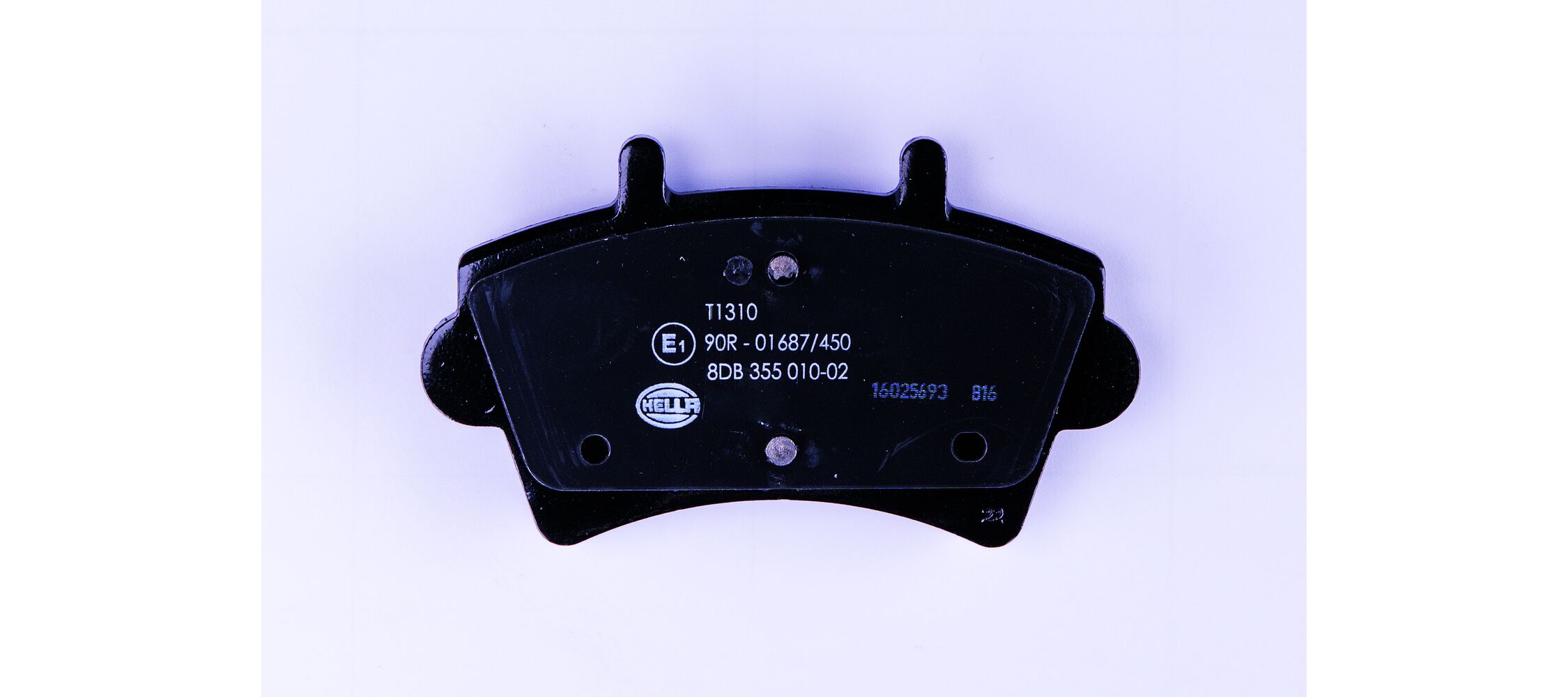 Brake Pad Set, disc brake - 8DB 355 010-021 HELLA