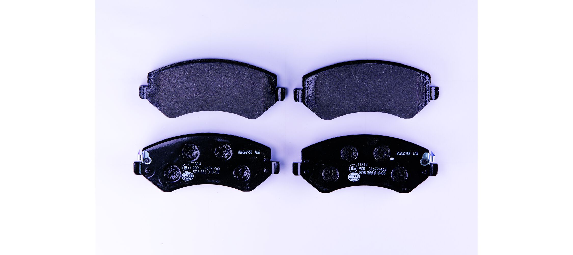 Brake Pad Set, disc brake - 8DB 355 010-051 HELLA