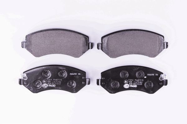 Brake Pad Set, disc brake - 8DB 355 010-051 HELLA