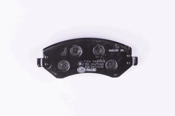 Brake Pad Set, disc brake - 8DB 355 010-051 HELLA