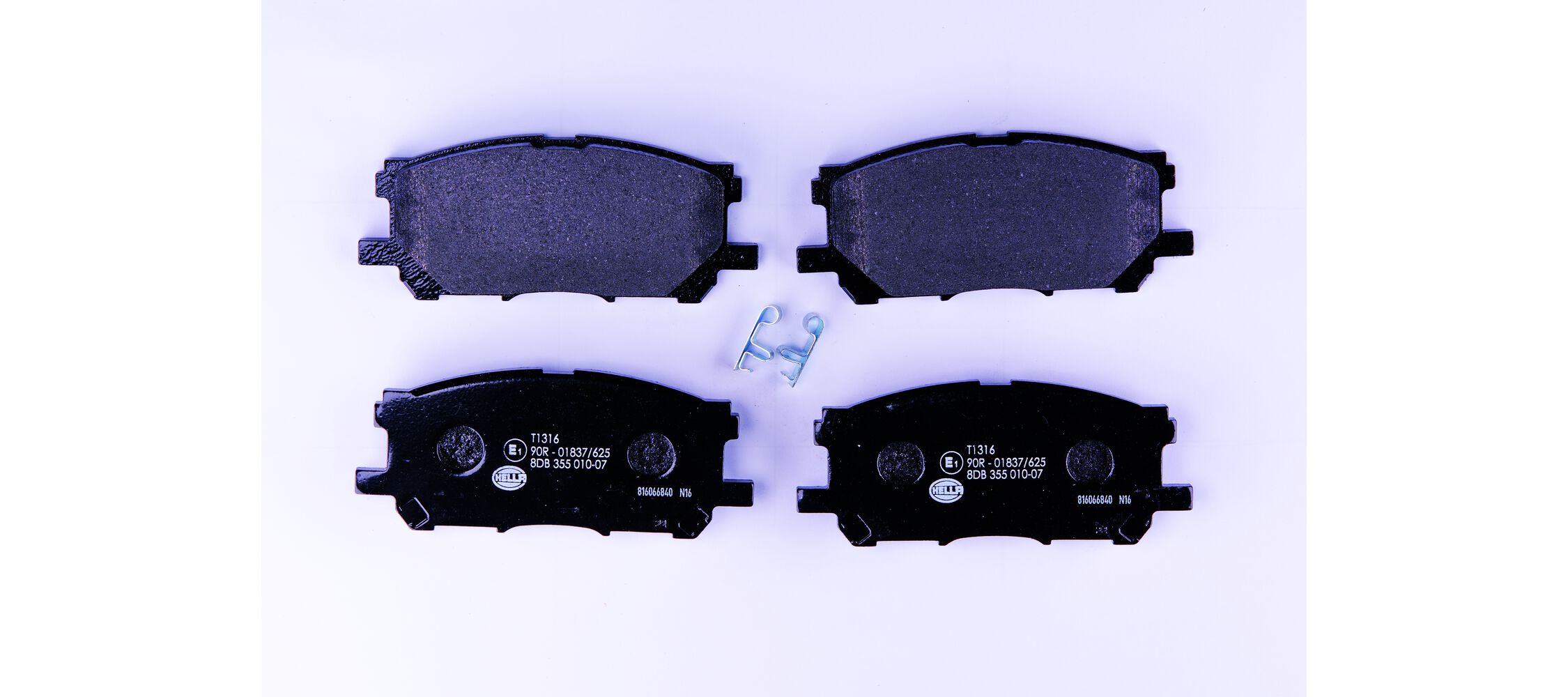 Kit pastiglie freno, Freno a disco - 8DB 355 010-071 HELLA