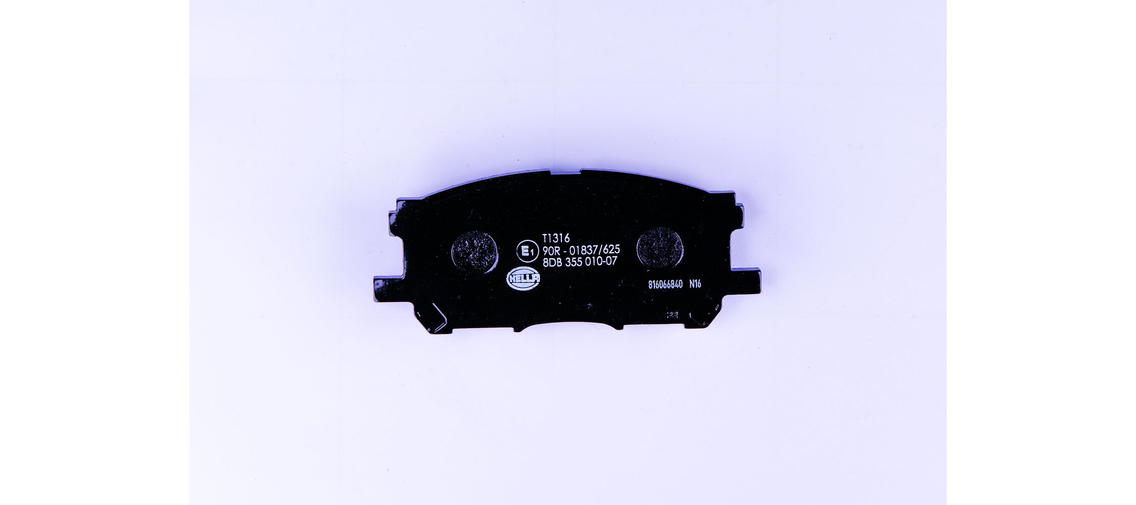 Brake Pad Set, disc brake - 8DB 355 010-071 HELLA