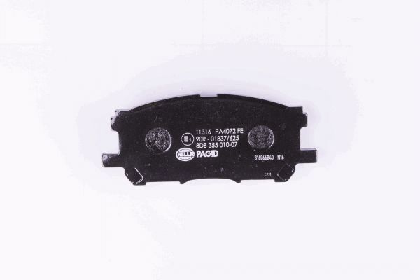 Brake Pad Set, disc brake - 8DB 355 010-071 HELLA