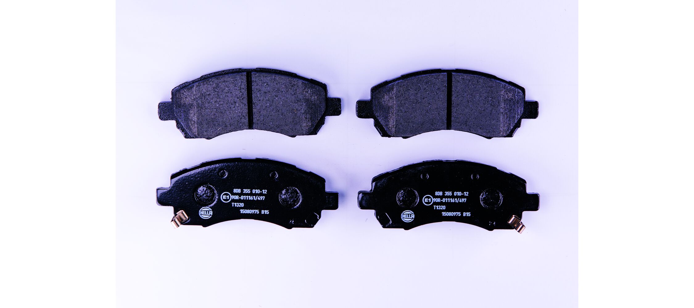 Brake Pad Set, disc brake - 8DB 355 010-121 HELLA