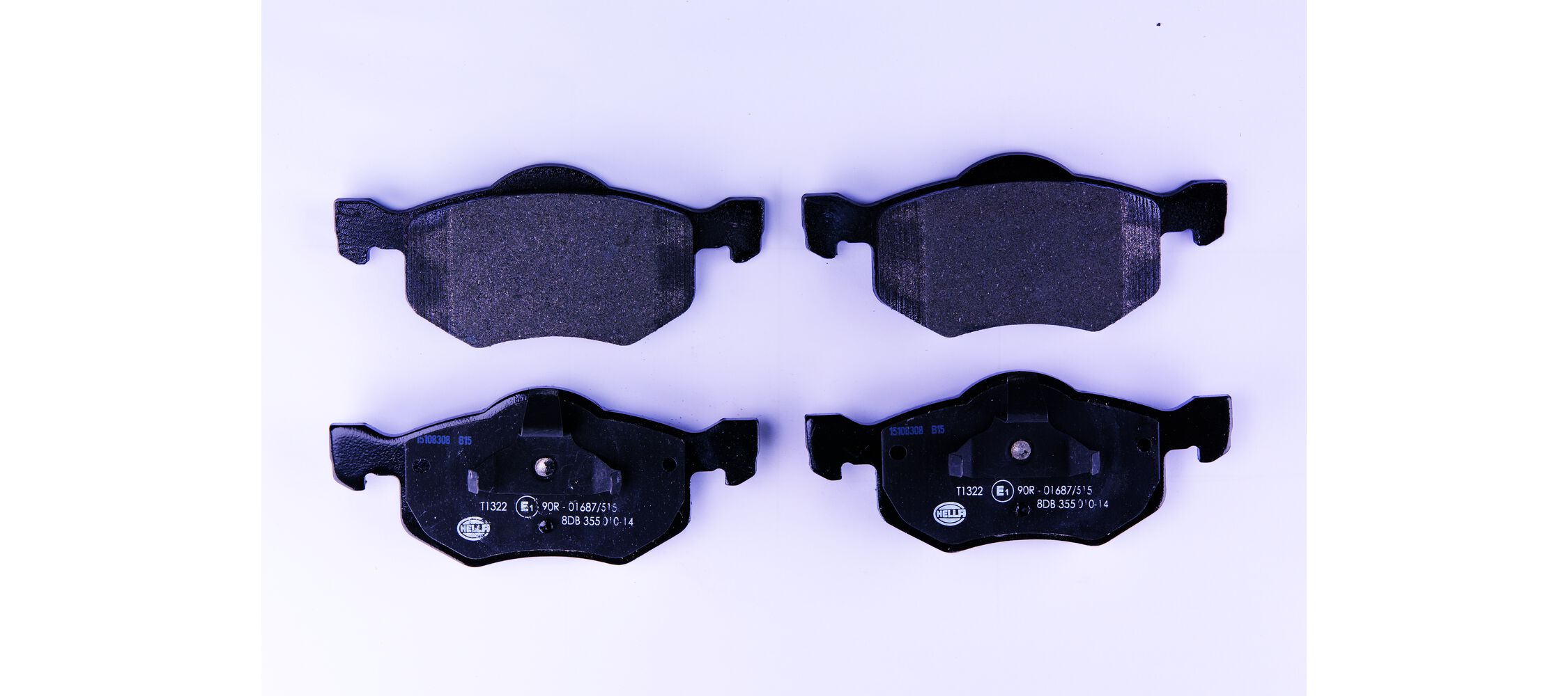 Bremsbelagsatz, Scheibenbremse - 8DB 355 010-141 HELLA