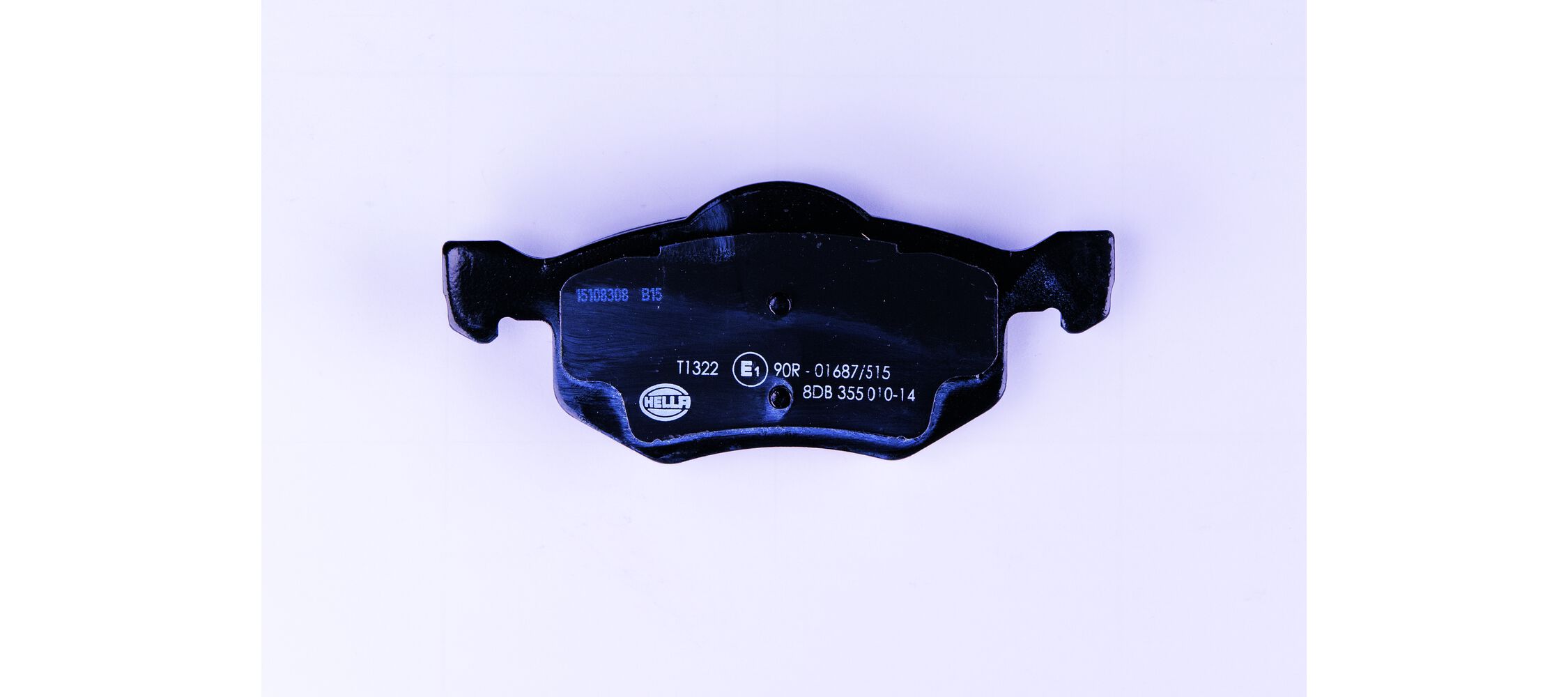 Brake Pad Set, disc brake - 8DB 355 010-141 HELLA