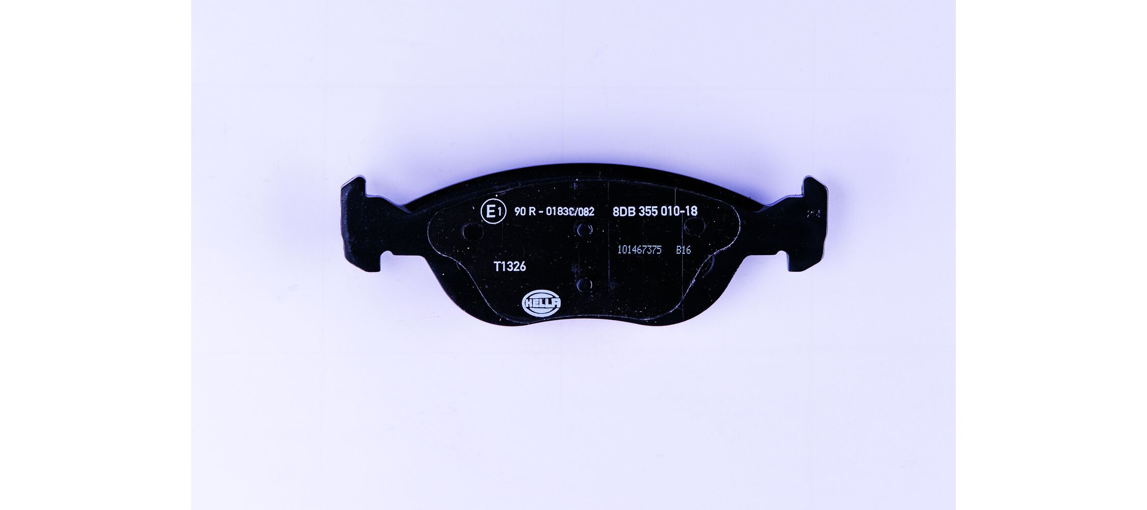 Brake Pad Set, disc brake - 8DB 355 010-181 HELLA