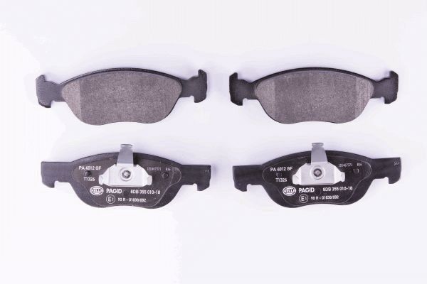 Brake Pad Set, disc brake - 8DB 355 010-181 HELLA