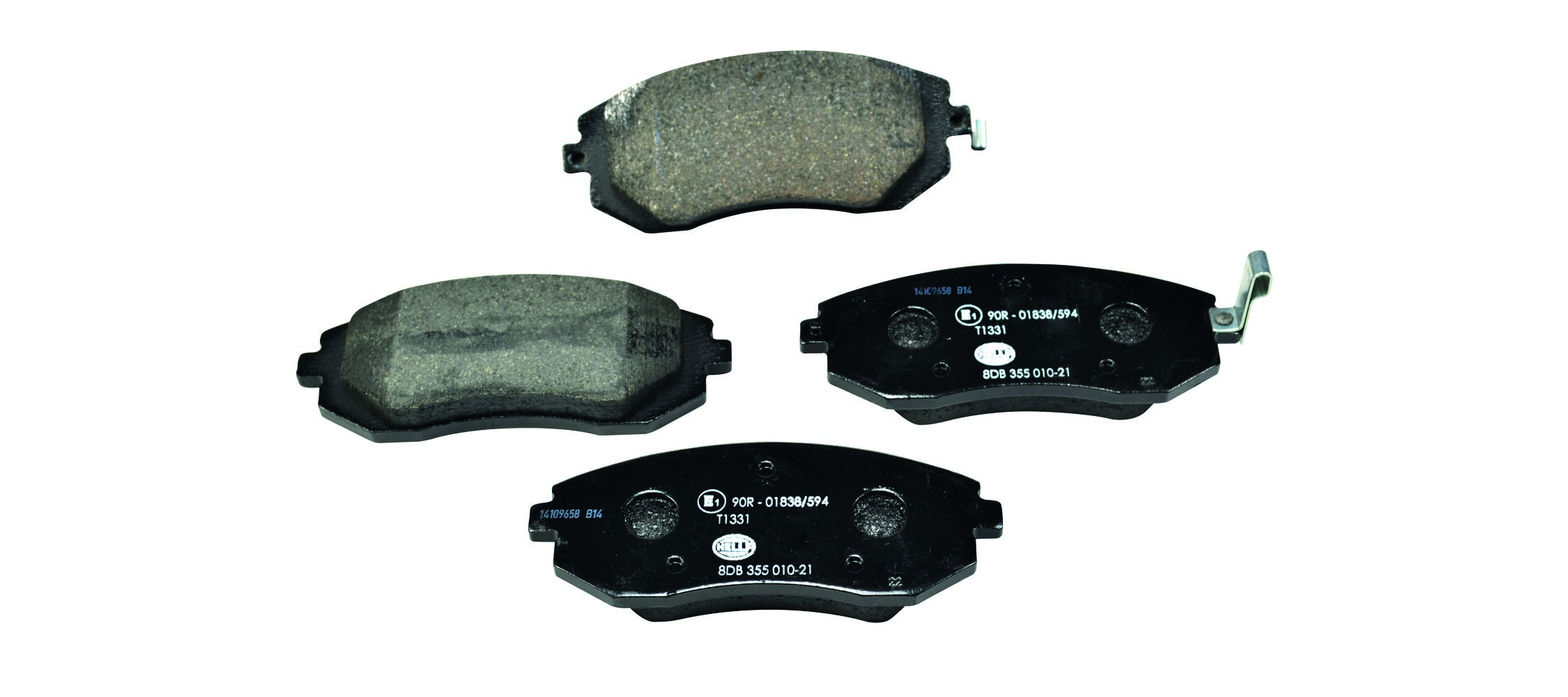 Brake Pad Set, disc brake - 8DB 355 010-211 HELLA