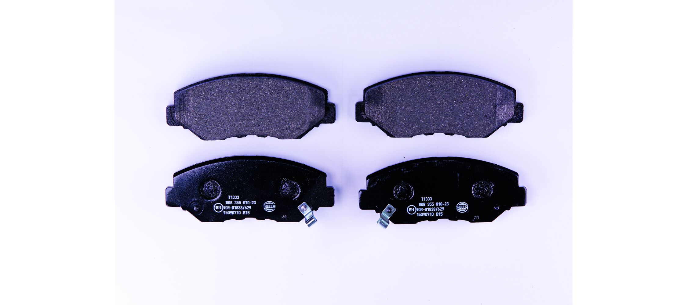 Brake Pad Set, disc brake - 8DB 355 010-231 HELLA