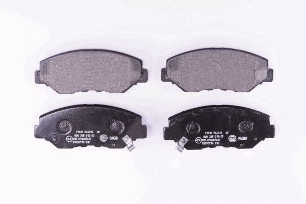 Brake Pad Set, disc brake - 8DB 355 010-231 HELLA