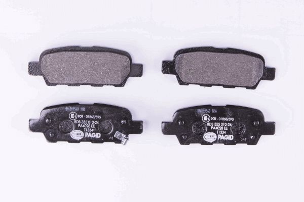 Brake Pad Set, disc brake - 8DB 355 010-241 HELLA