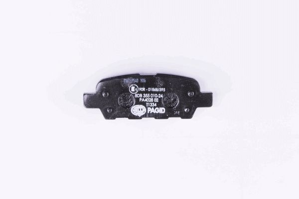 Brake Pad Set, disc brake - 8DB 355 010-241 HELLA