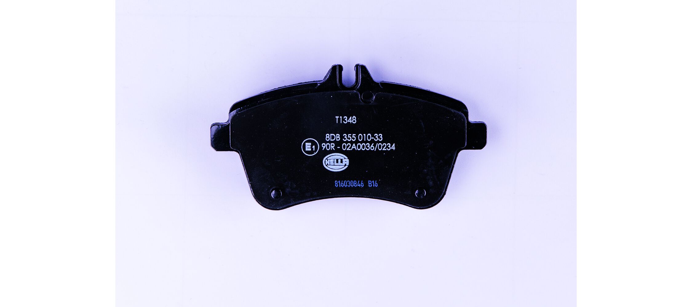 Brake Pad Set, disc brake - 8DB 355 010-331 HELLA