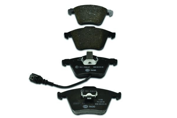 Brake Pad Set, disc brake - 8DB 355 010-351 HELLA