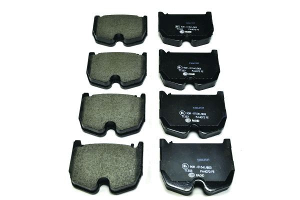 Brake Pad Set, disc brake - 8DB 355 010-381 HELLA