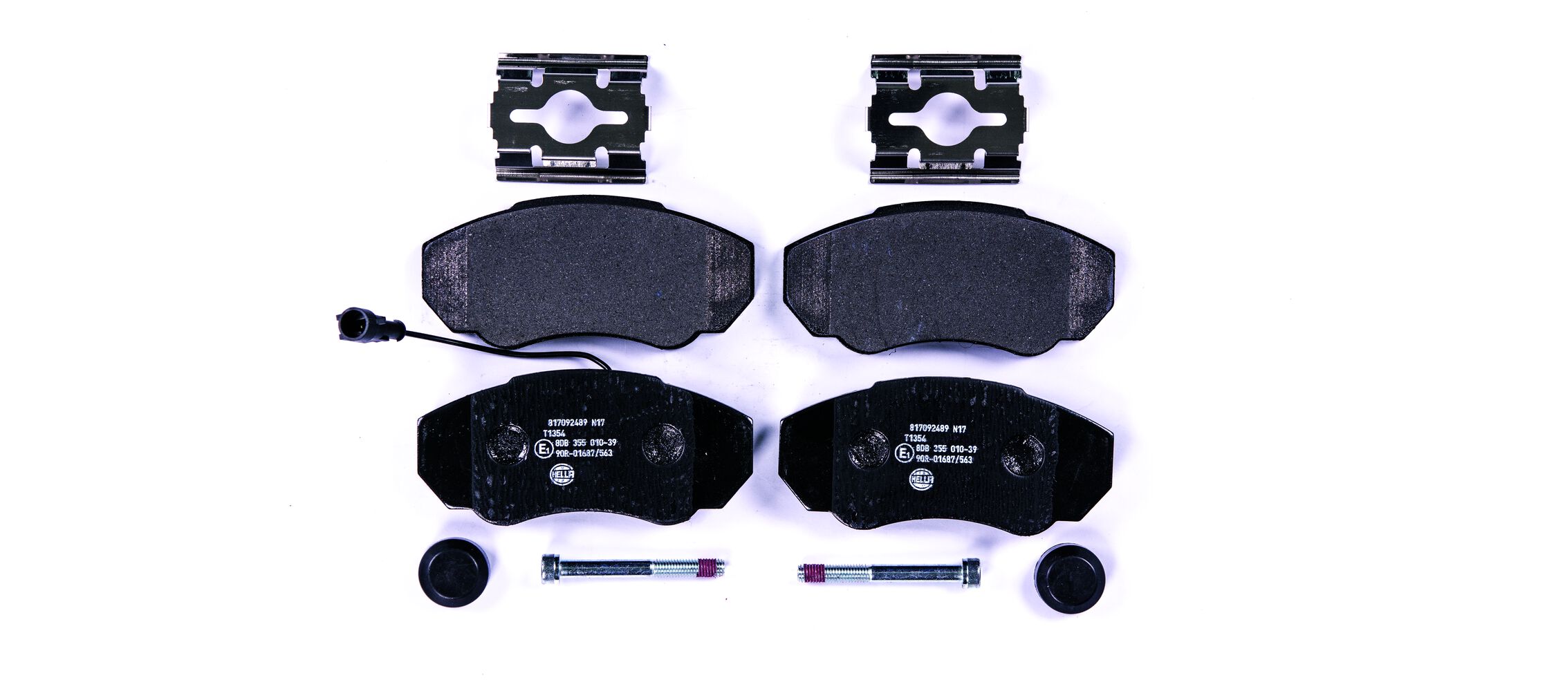 Kit pastiglie freno, Freno a disco - 8DB 355 010-391 HELLA