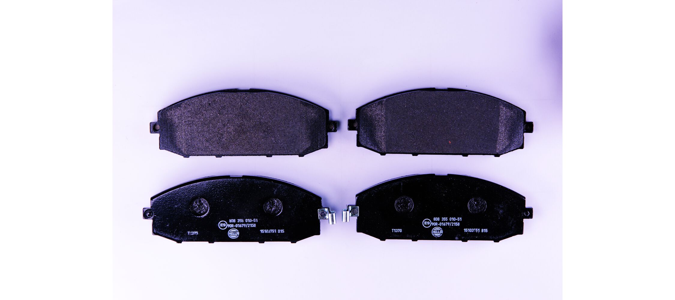 Brake Pad Set, disc brake - 8DB 355 010-511 HELLA