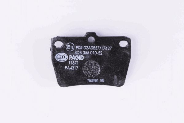 Brake Pad Set, disc brake - 8DB 355 010-521 HELLA