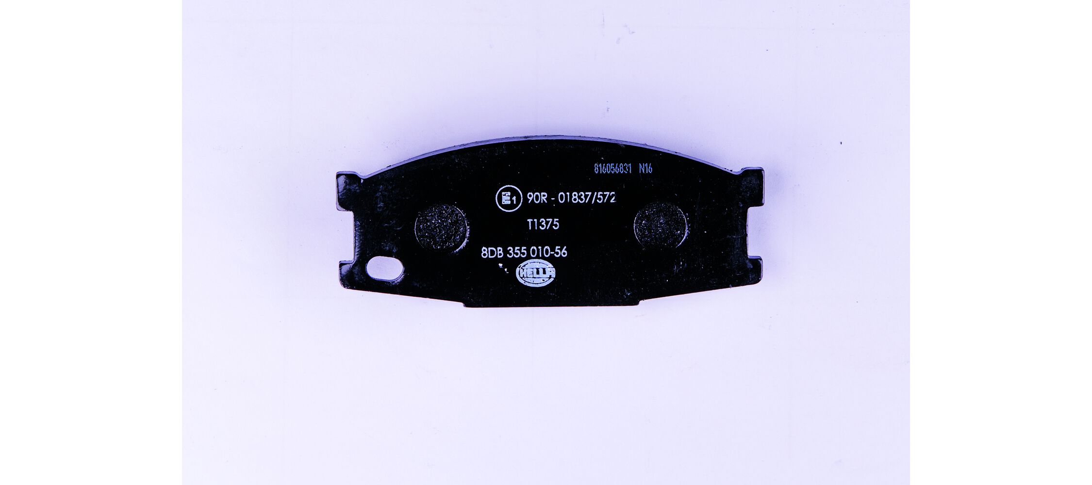 Brake Pad Set, disc brake - 8DB 355 010-561 HELLA