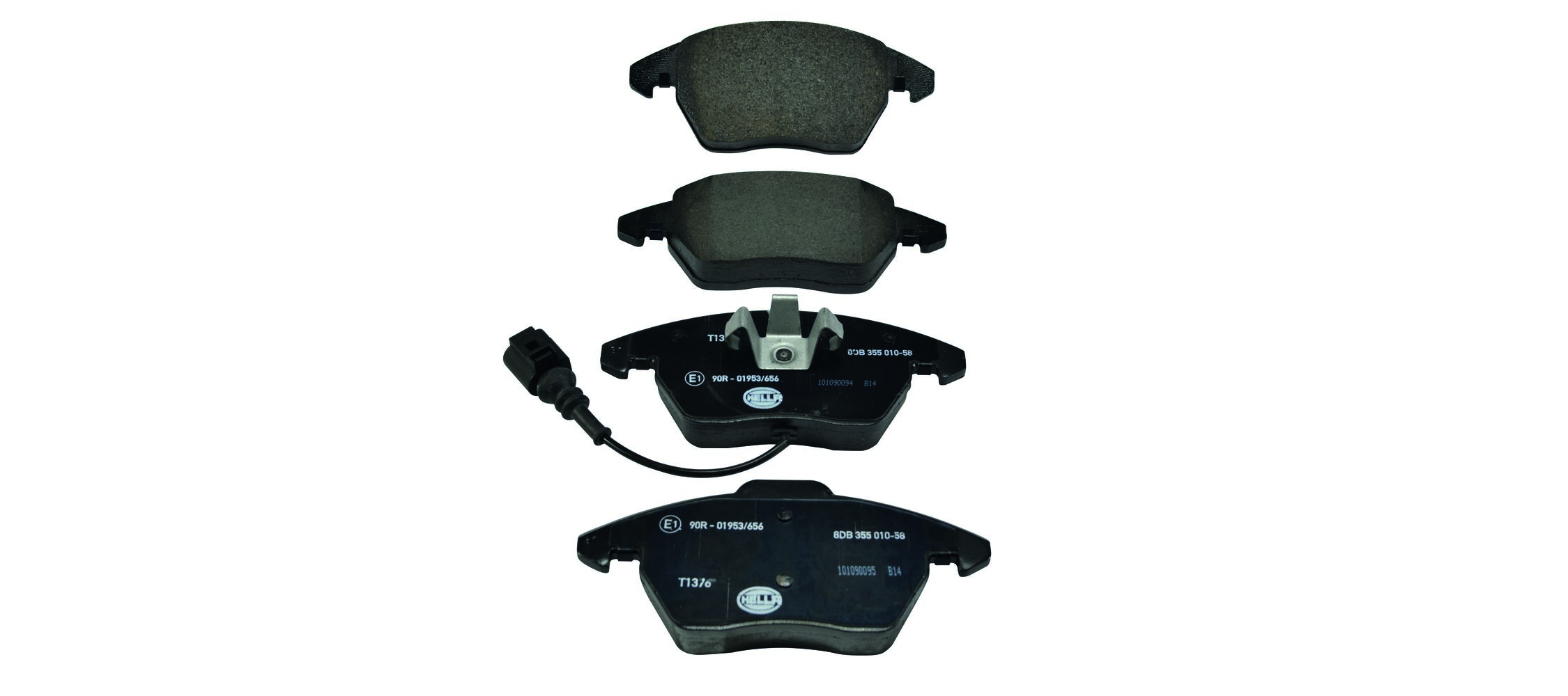 Brake Pad Set, disc brake - 8DB 355 010-581 HELLA