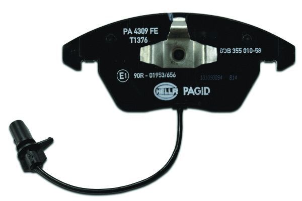 Bremsbelagsatz, Scheibenbremse - 8DB 355 010-581 HELLA