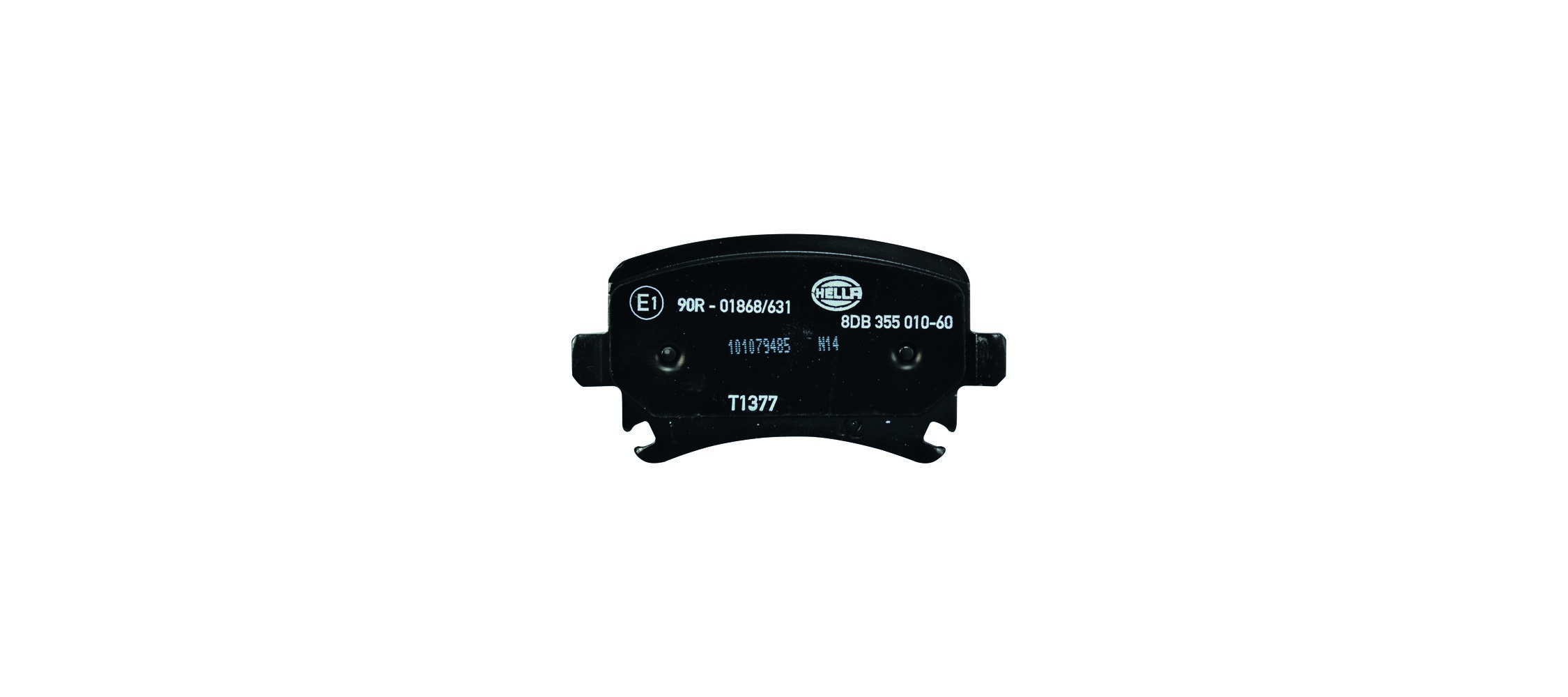 Brake Pad Set, disc brake - 8DB 355 010-601 HELLA