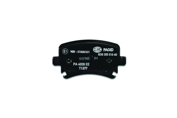 Brake Pad Set, disc brake - 8DB 355 010-601 HELLA