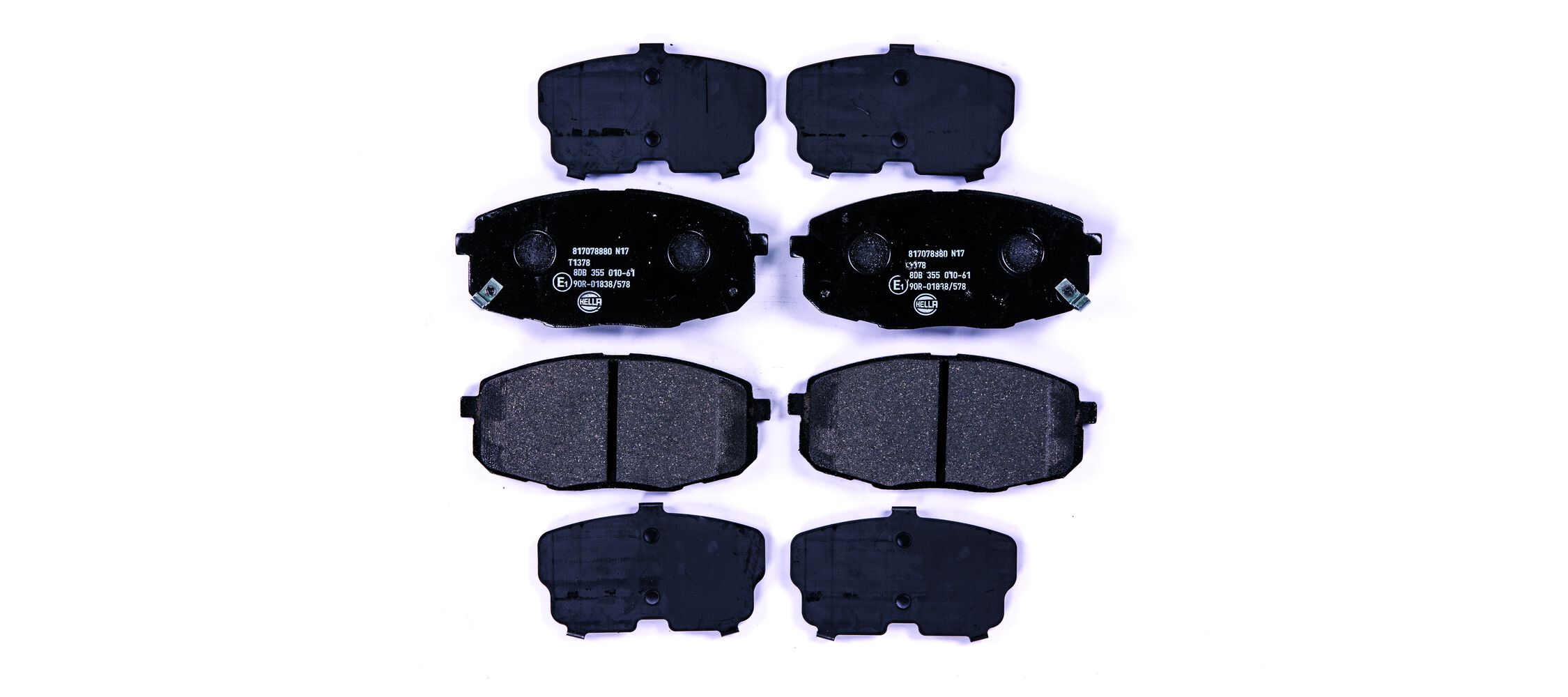 Kit pastiglie freno, Freno a disco - 8DB 355 010-611 HELLA