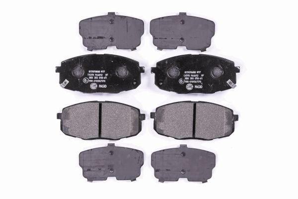 Kit pastiglie freno, Freno a disco - 8DB 355 010-611 HELLA