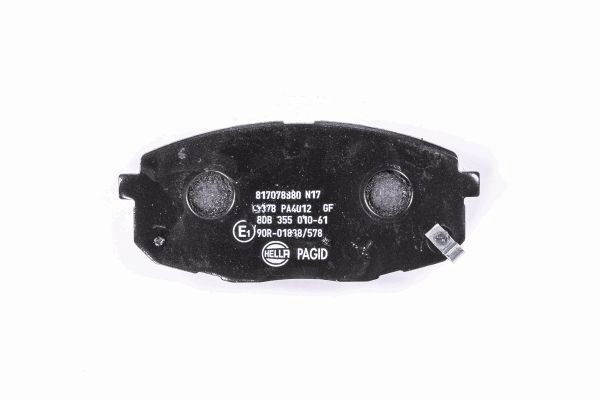 Kit pastiglie freno, Freno a disco - 8DB 355 010-611 HELLA
