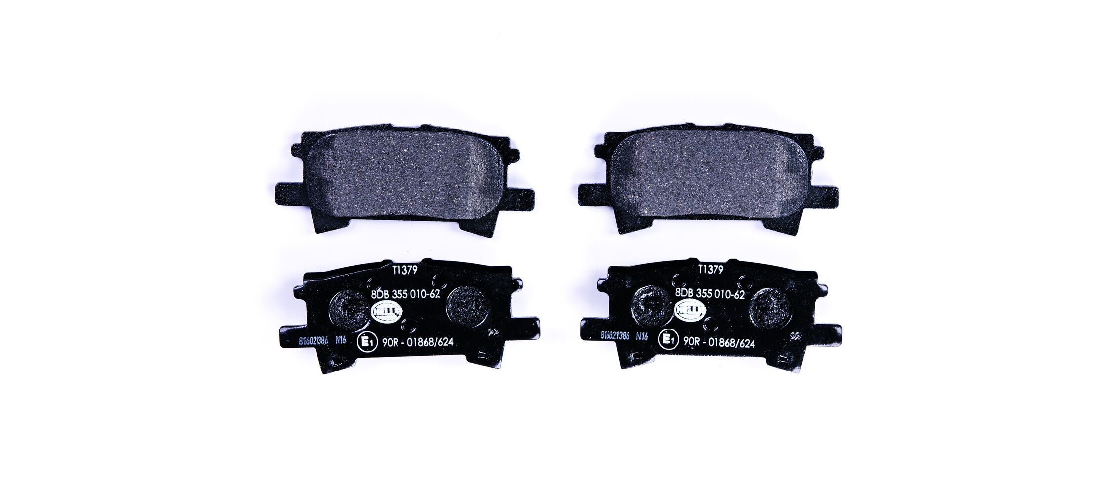 Brake Pad Set, disc brake - 8DB 355 010-621 HELLA